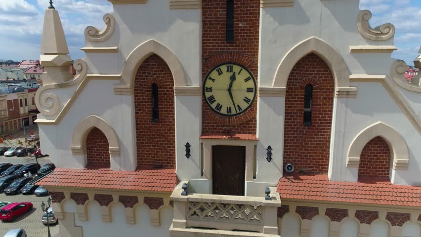 Old Town Hall Rzeszow Stare Miasto Ratusz Aerial View Poland