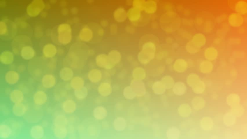 Motion graphics. Beautiful harmonic colored abstract bachground with circle shaped bokeh pattern