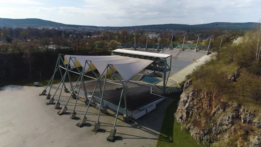 Amphitheatre Kadzielnia Nature Reserve Kielce Rezerwat Przyrody Aerial Poland