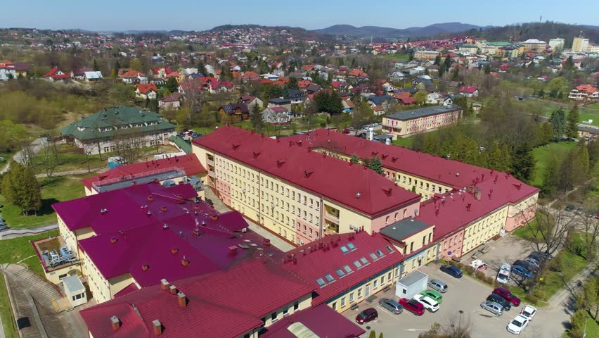 Specialist Hospital Sanok Szpital Aerial View Poland