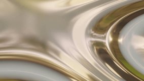 Looping gold and white liquid animation. Perfect for backdrops and transitions. - Powered by Shutterstock - Get 15% off with code: PIKWIZARD15