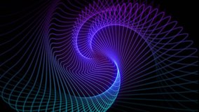Abstract Tunnel Loop Animation. Travel through abstract dotted technology digital tunnel. Glowing looped motion background - Powered by Shutterstock - Get 15% off with code: PIKWIZARD15