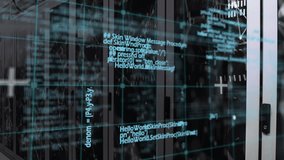 Animation of 6g text banner and data processing against network of connections over server room. Global networking and business data storage technology concept - Powered by Shutterstock - Get 15% off with code: PIKWIZARD15