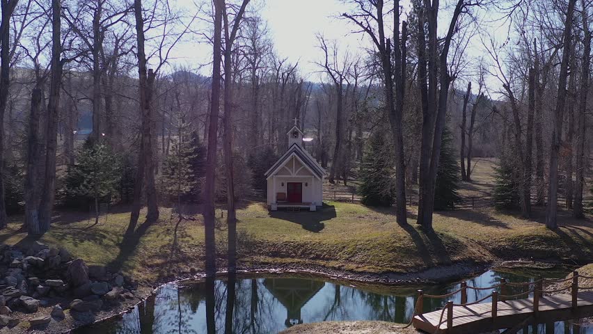 A cute little country church in Montana.