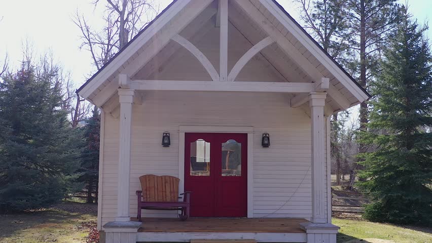 A cute little country church in Montana.