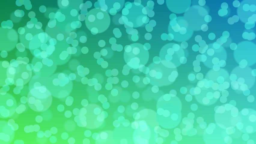 Motion graphics. Beautiful harmonic colored abstract bachground with circle shaped bokeh pattern