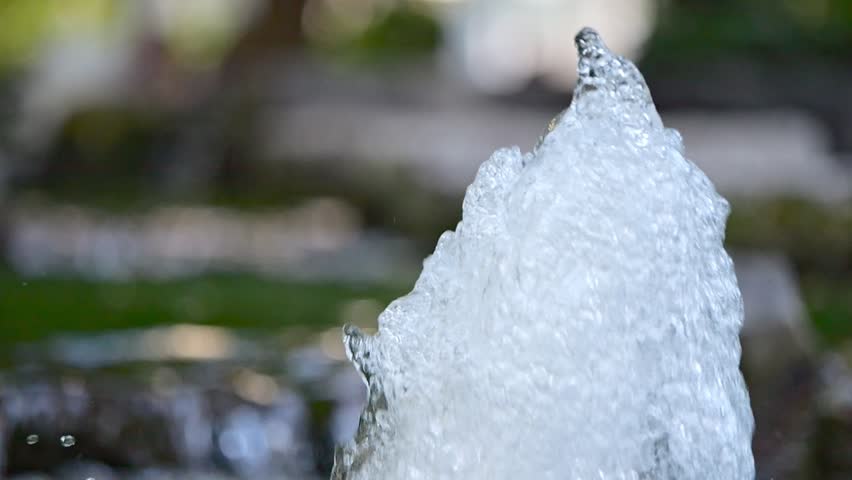The water is buzzing with a pump, a geyser in the city, a fountain in the urban relaxation zone.