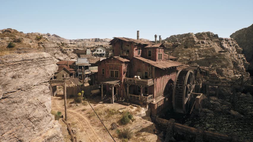 super cool old west house