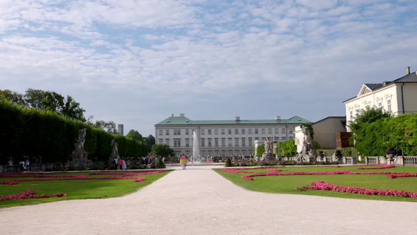 Mirabell Palace and Gardens in Salzburg, Austria, An Oasis of Natural Beauty and Architectural Splendo