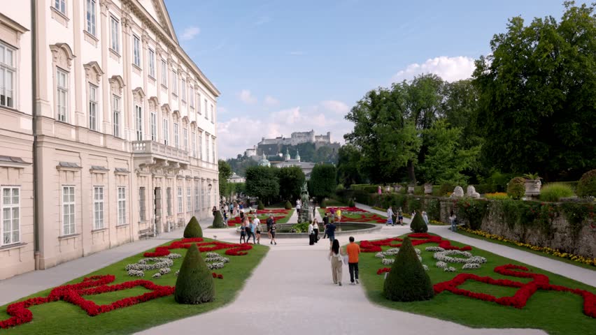 Mirabell Palace and Gardens in Salzburg, Austria, An Oasis of Natural Beauty and Architectural Splendo