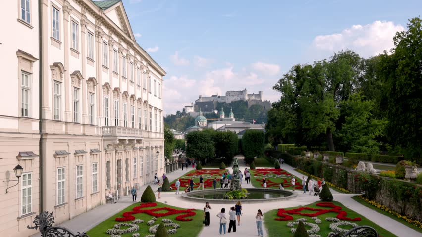 Mirabell Palace and Gardens in Salzburg, Austria, An Oasis of Natural Beauty and Architectural Splendo