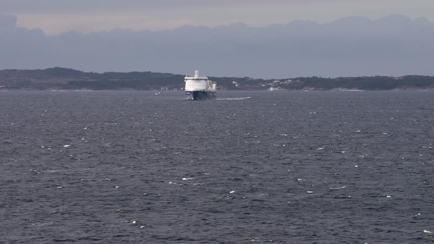 Mountains and the sea, Norway, Panoramic view, Waves, Fjords