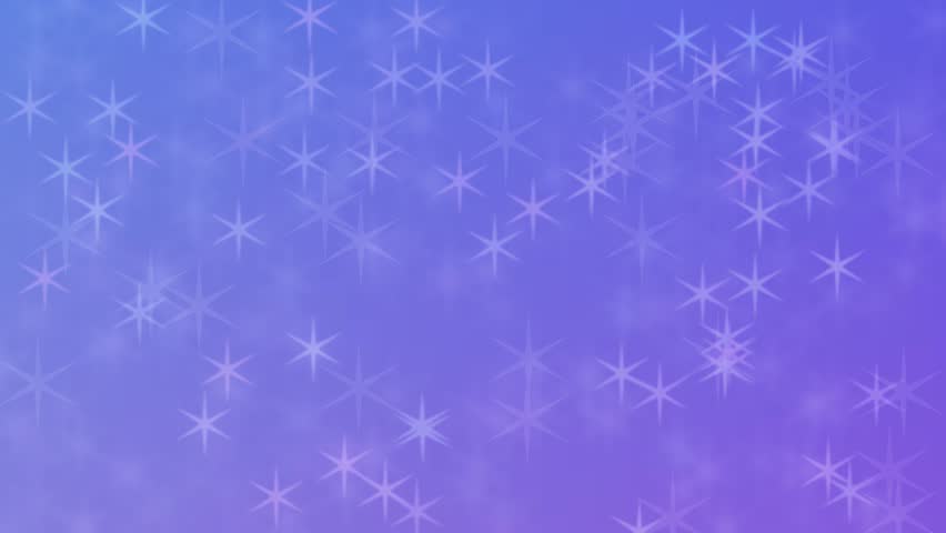 Motion graphics. Beautiful harmonic colored abstract bachground with star shaped bokeh pattern