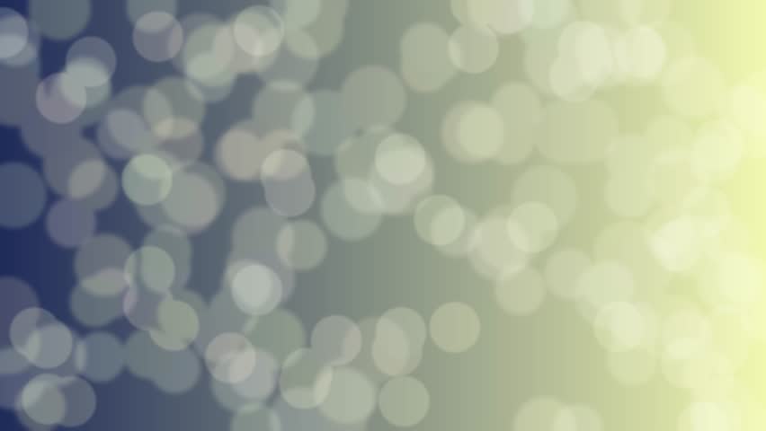 Motion graphics. Beautiful harmonic colored abstract bachground with circle shaped bokeh pattern