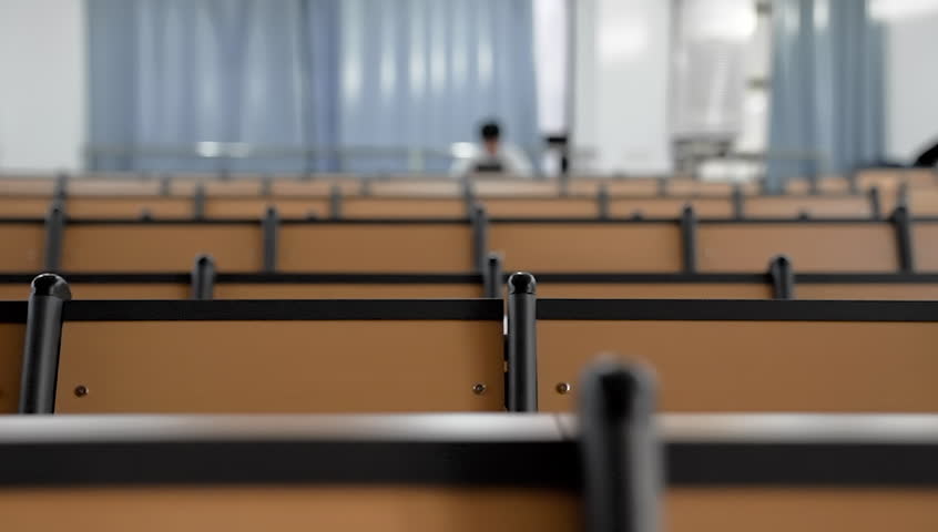 multi-media classroom elementary education culture ladder classroom campus seat chair university education class room seminar meeting indoors modern architecture table desk conference design platform 