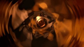 Super Slow Motion Shot of Droplet Falling into Coffee at 1000fps. - Powered by Shutterstock - Get 15% off with code: PIKWIZARD15