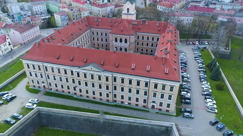 Castle Lubomirskich Rzeszow Zamek Aerial View Poland