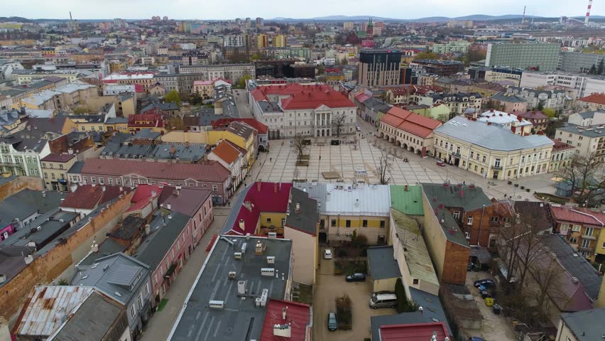 Market Square In Kielce Rynek Aerial View Poland