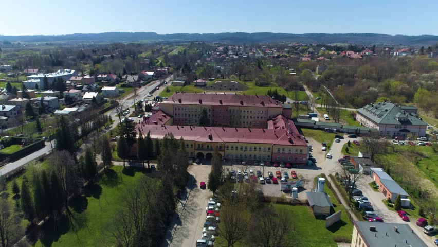 Specialist Hospital Sanok Szpital Aerial View Poland