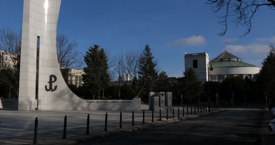 Monument to the Polish Underground State and Home Army, Warsaw, Poland