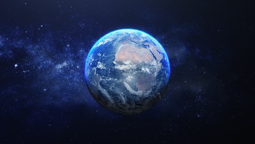 Space Earth Globe rotation generic Background