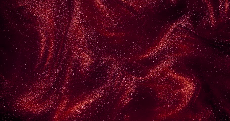 Beautiful abstract elegant background filled with gold and burgundy particles in space. Royalty-Free Stock Footage #1100374883