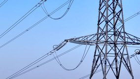 High Voltage Lattice Power Line Tower Aerial View - Powered by Shutterstock - Get 15% off with code: PIKWIZARD15
