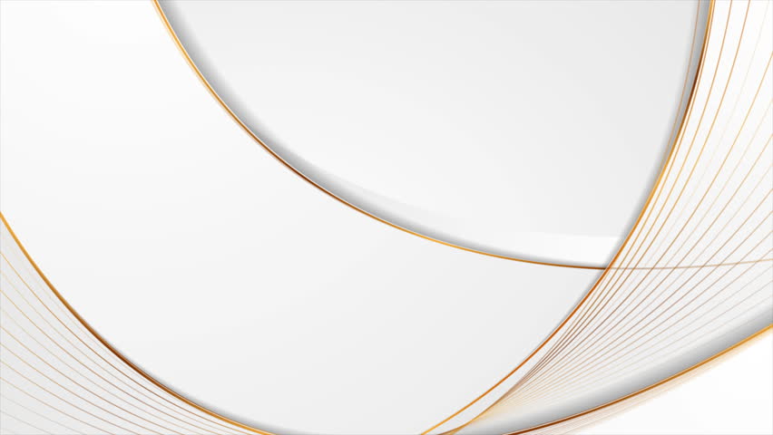 Grey waves and golden curved lines abstract background. Seamless looping motion design. Video animation Ultra HD 4K 3840x2160 Royalty-Free Stock Footage #1100382319