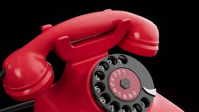 retro ringing dial-up phone 3d animation - Powered by Shutterstock - Get 15% off with code: PIKWIZARD15