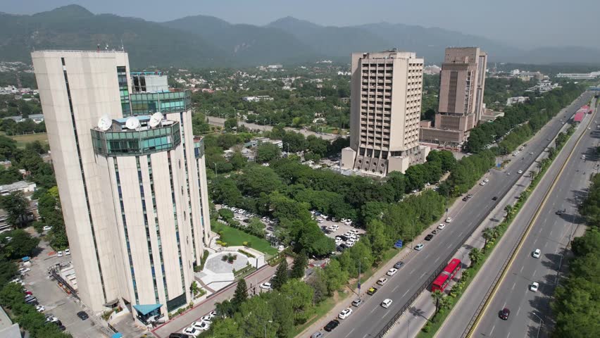 Buildings in Blue Area Islamabad Pakistan