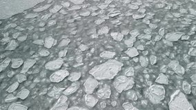 ice cover on the ocean in Perce, quebec during winter. - Powered by Shutterstock - Get 15% off with code: PIKWIZARD15