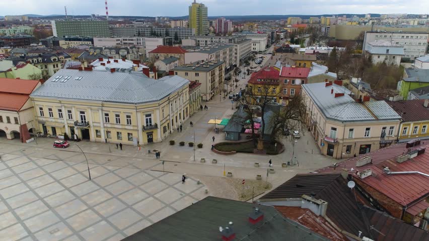 Market Square Kielce Rynek Tekla Square Market Aerial View Poland