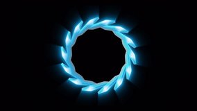 Colorful 3D preloader with light rays for online player. Video loading. Looped video with alpha channel. - Powered by Shutterstock - Get 15% off with code: PIKWIZARD15