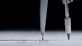 Plan blueprint close-up. Architect designer drawing, professional engineer working, interior creator making architectural house project, drafting building.  - Powered by Shutterstock - Get 15% off with code: PIKWIZARD15