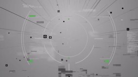 Animation of interference and scope scanning with data processing over head silhouette. Global science, medicine and digital interface concept digitally generated video. - Powered by Shutterstock - Get 15% off with code: PIKWIZARD15