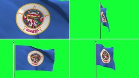Flag of Minnesota | United States state flag. - Powered by Shutterstock - Get 15% off with code: PIKWIZARD15