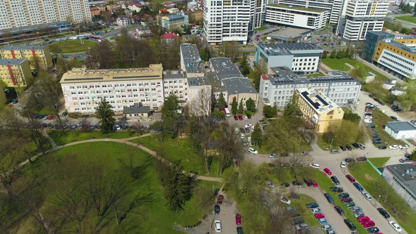 Hospital Jana Pawla Rzeszow Szpital Aerial View Poland