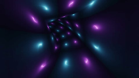Cyberpunk Glitch Neon Mirror Cube Animated Wallpaper - Embed
