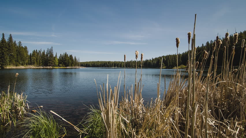 Loch Leven lake at Cypress Hills Provincial Park in Saskatchewan, Canada