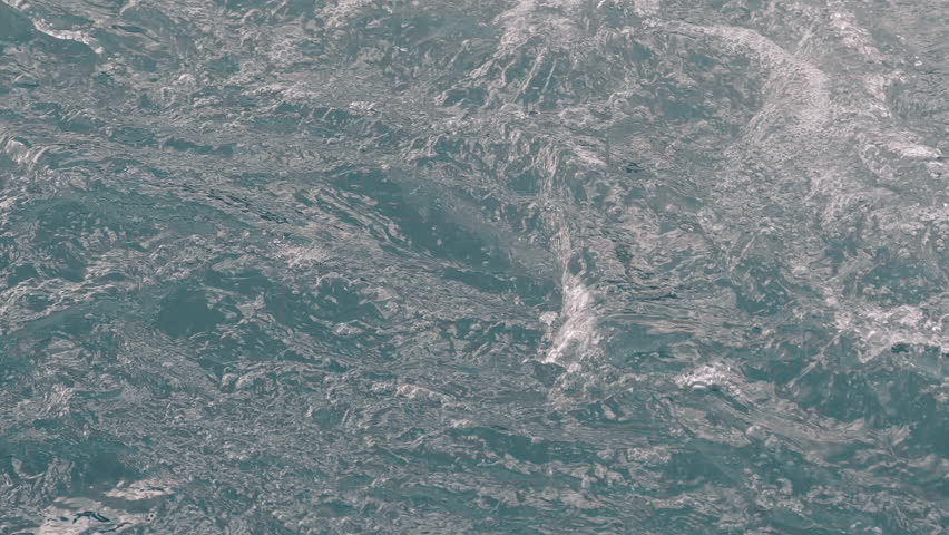 Wild river in the mountains Slow motion