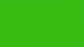 Tears coming out of eyes on a green screen background. 4K Motion graphics.
