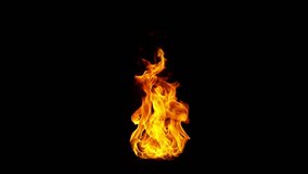 Super Slow Motion Shot of Real Fire Flame Isolated on Black Background at 1000fps. - Powered by Shutterstock - Get 15% off with code: PIKWIZARD15