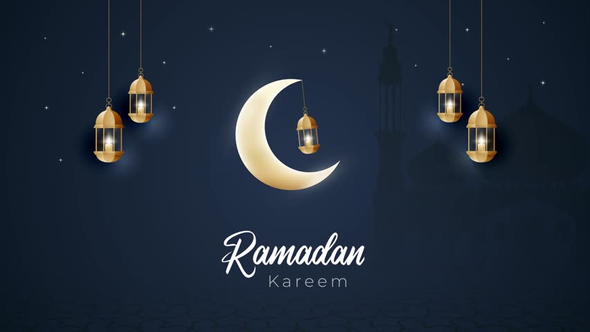 Ramadan Kareem coming night illustration | Shutterstock HD Video #1100495727