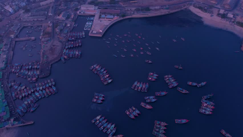 Mauritius, Boats and beach at the Indian Ocean near Trou-aux-Biches