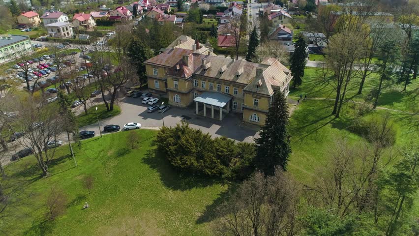 Palace Jedrzejowiczow Rzeszow Palac Aerial View Poland