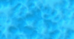 Abstract blue and white animated background look like smog, fog, cloud or water. 4K resolution abstract blue noise animation.