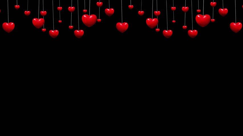 Red Hearts Moving On Black Background - Free Hd Video Clips & Stock Video  Footage At Videezy!