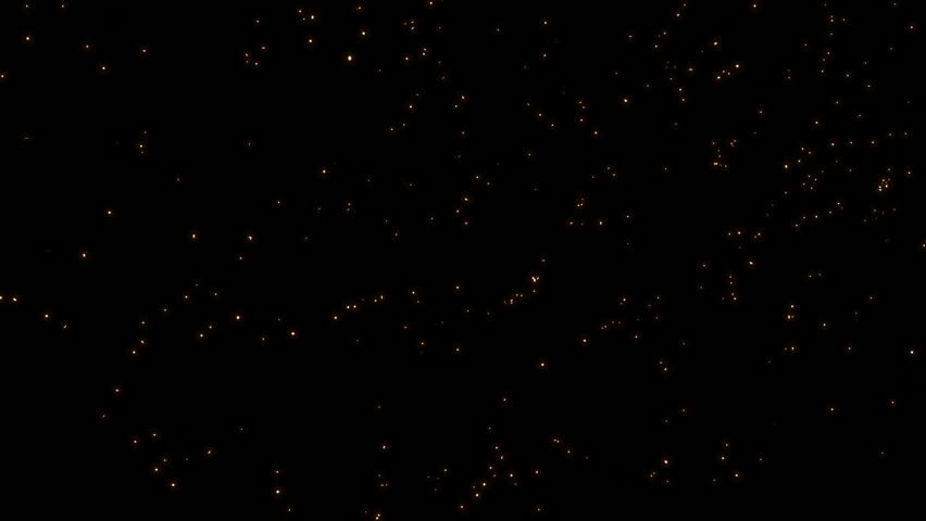 Glitter Glow Falling on Black Background. 3D rendering. Particle glow slow fall on black background you can use overlay or screen. | Shutterstock HD Video #1100534479