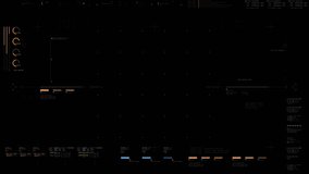 Futuristic Data Matrix hear up display, user interface Screen Template with alpha channel for graphic overlay - Powered by Shutterstock - Get 15% off with code: PIKWIZARD15