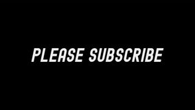 Please Subscribe Text Animation 4K 60fps Transparent Video - Powered by Shutterstock - Get 15% off with code: PIKWIZARD15